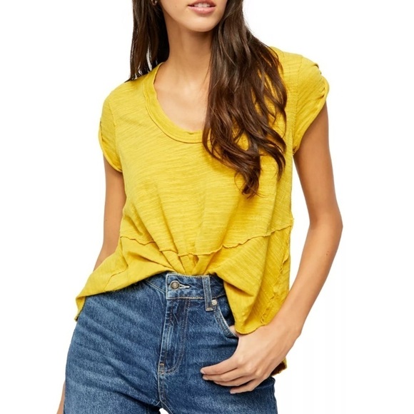 Free People We The Free Sweetness Tee x 3- all colors size S, EUC - Picture 5 of 6